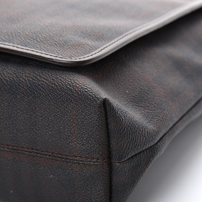 Burberry Smoked Haymarket Check Messenger Bag Brown 13 of 16