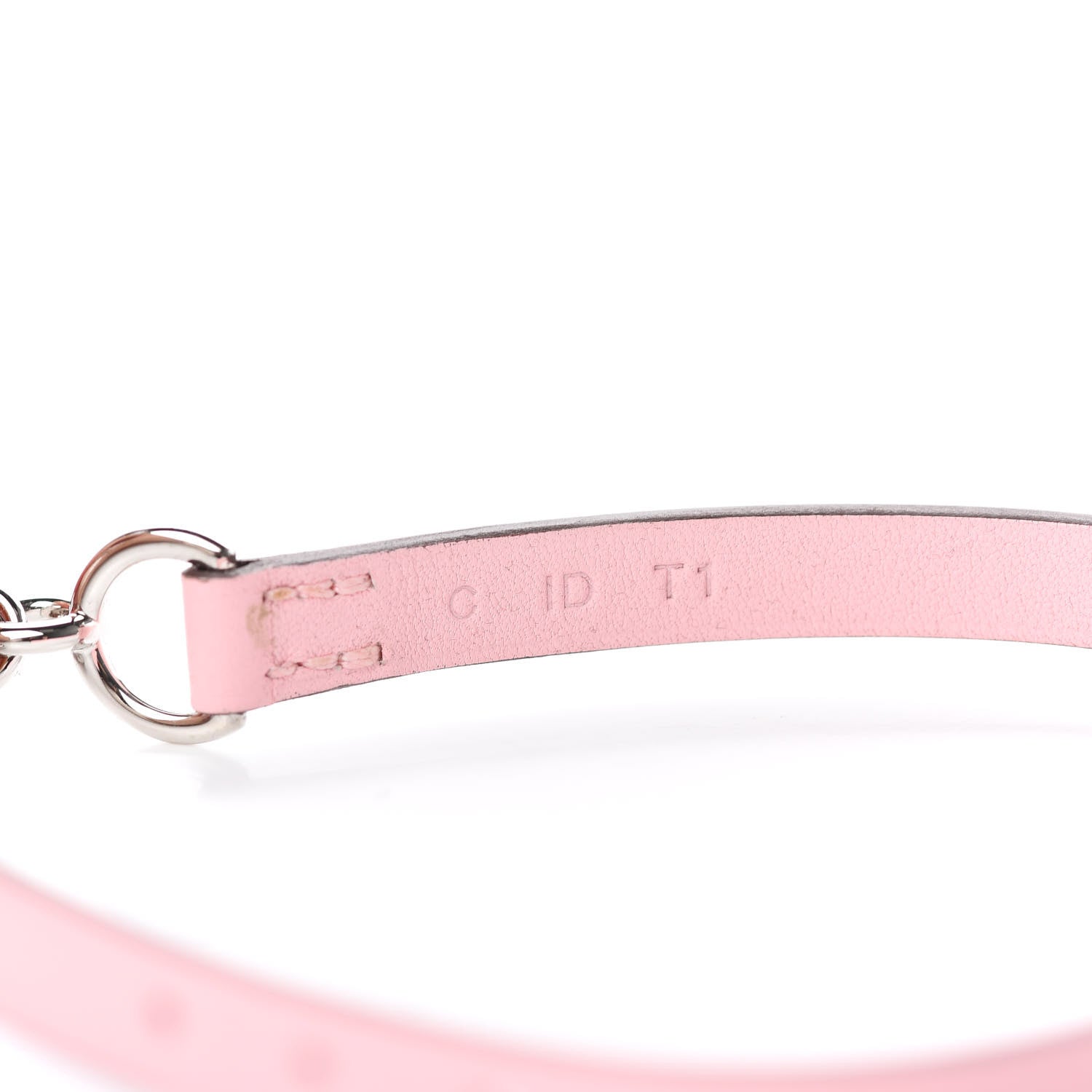 Hermes Swift Etrier Double Tour Bracelet T1 Rose Sakura 5 of 5