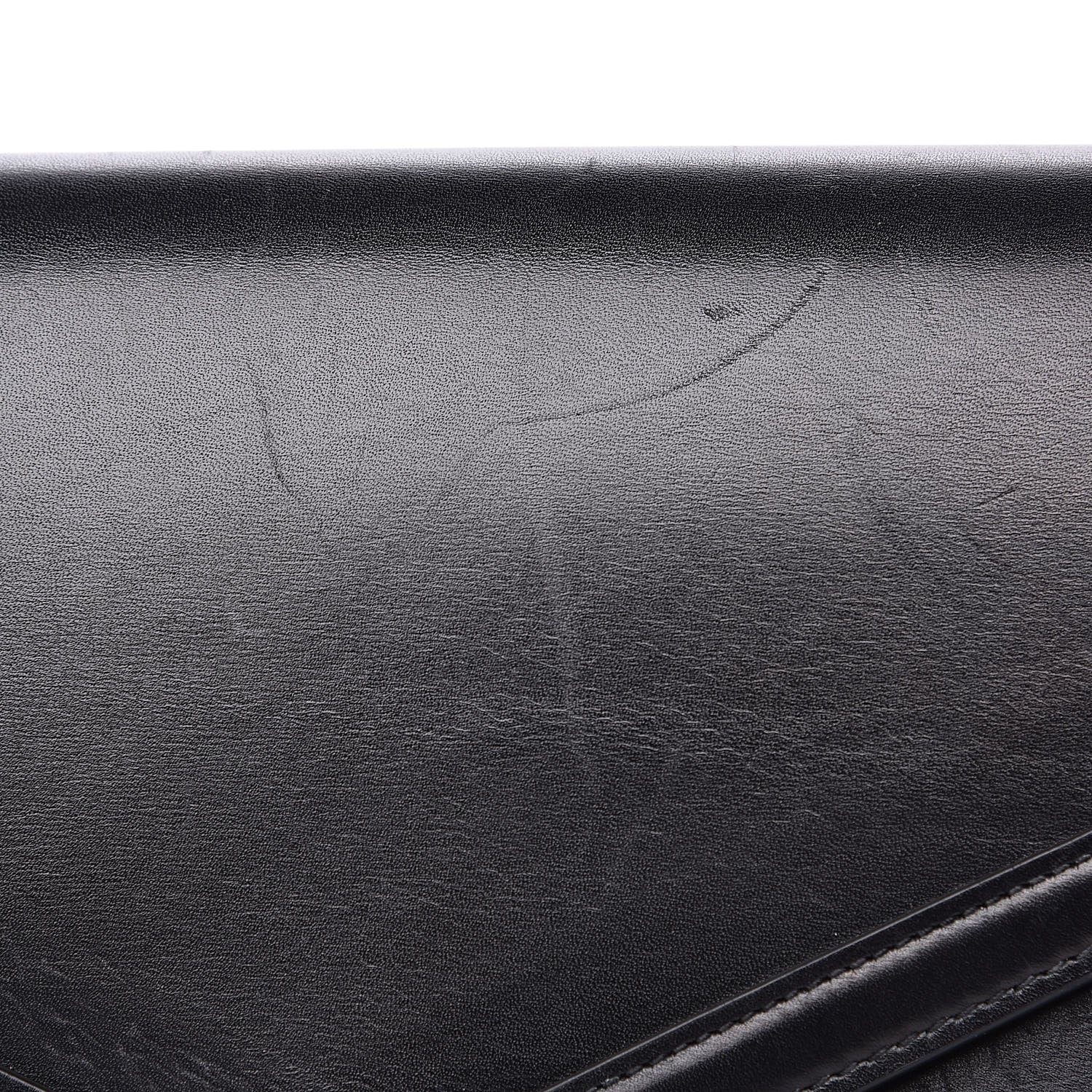 Saint Laurent Smooth Calfskin Monogram Cassandra Clasp Black 12 of 15