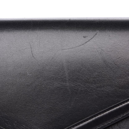 Saint Laurent Smooth Calfskin Monogram Cassandra Clasp Black 12 of 15