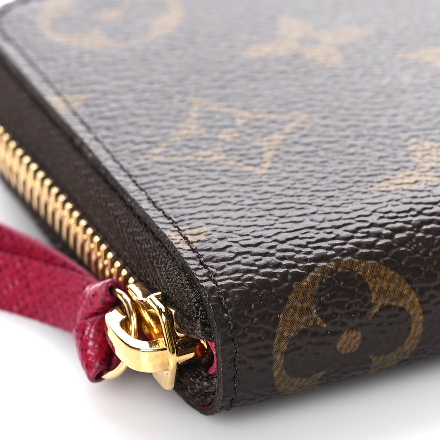 Monogram Clemence Wallet Fuchsia