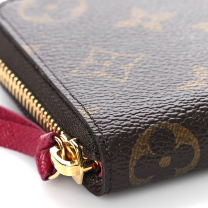 Louis Vuitton Monogram Clemence Wallet Fuchsia 7 of 10