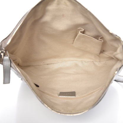 Gucci Guccissima Small D Gold Ring Messenger Silver 5 of 11