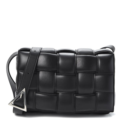 Bottega Veneta Nappa Maxi Intreccio Padded Cassette Crossbody Bag Black 1 of 8
