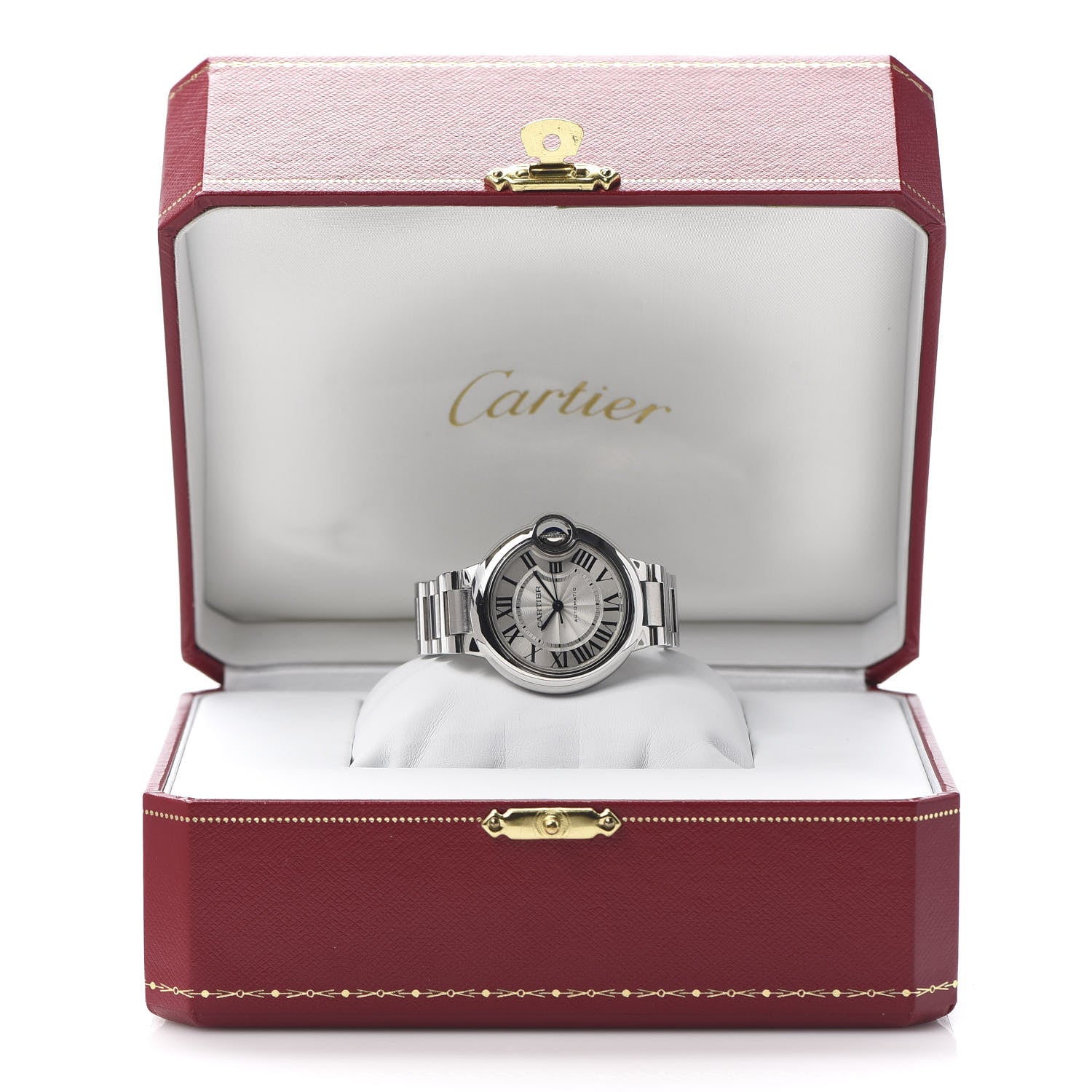 Cartier Stainless Steel 33mm Ballon Bleu De Automatic Watch 7 of 7