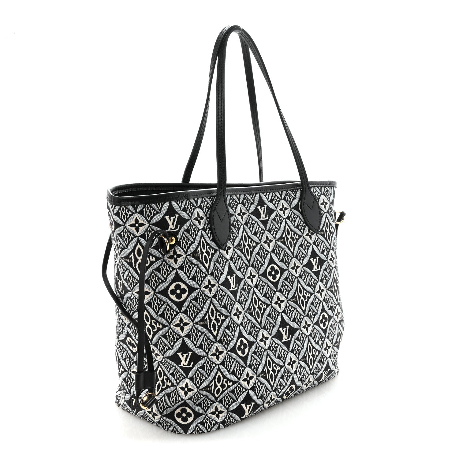 Louis Vuitton Jacquard Since 1854 Neverfull MM Grey 4 of 10