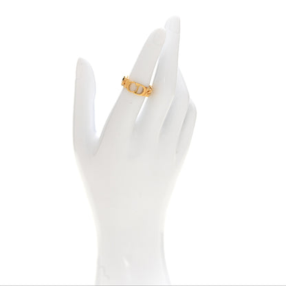 Christian Dior Metal CD Chain Ring S Gold 2 of 5