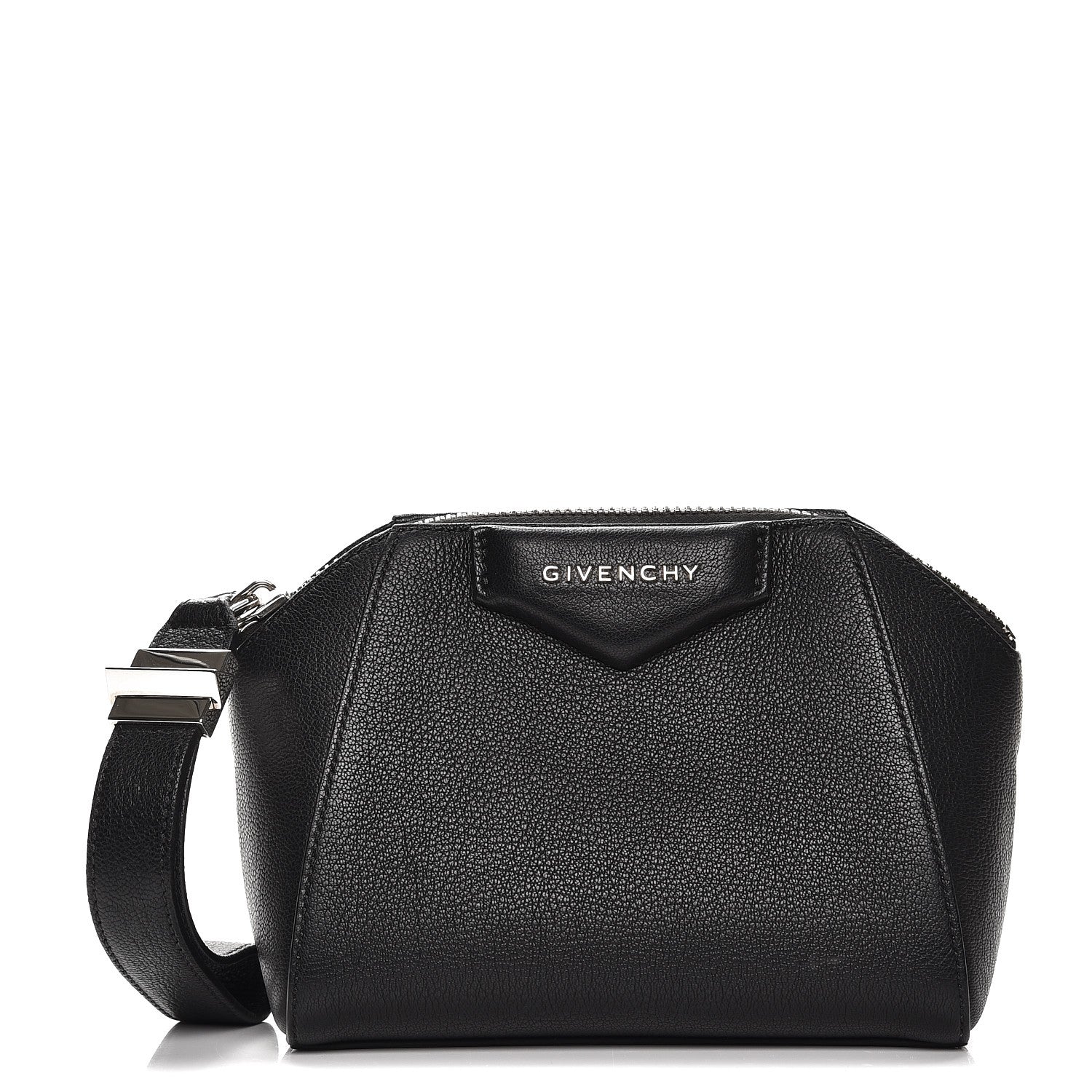 Givenchy Sugar Goatskin Small Antigona Beauty Wristlet Black 1 of 7