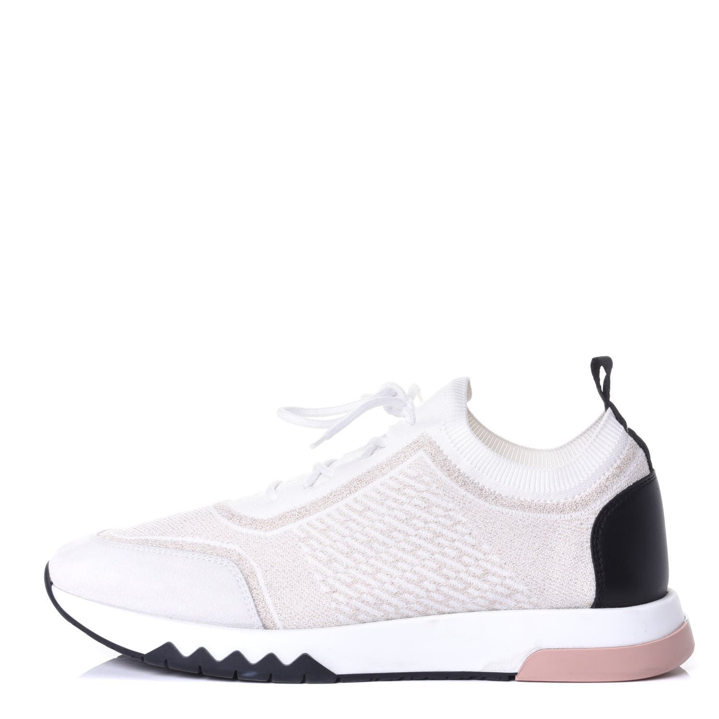 Technical Canvas Goatskin Womens Addict Sneakers 39 Multicolor Rose Dore