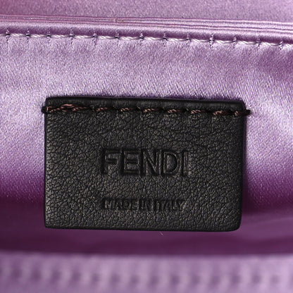 Fendi Silk Satin Mini Cookie Hobo Bag Lilla 6 of 9