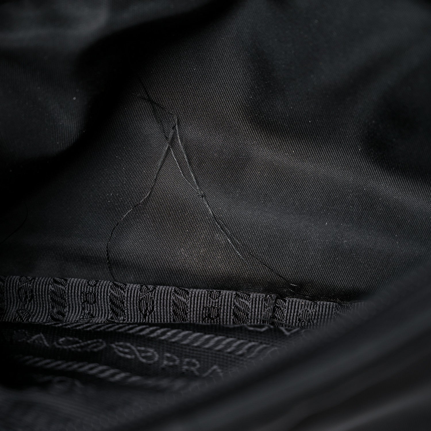 Prada Tessuto Nylon Messenger Bag Black 14 of 19