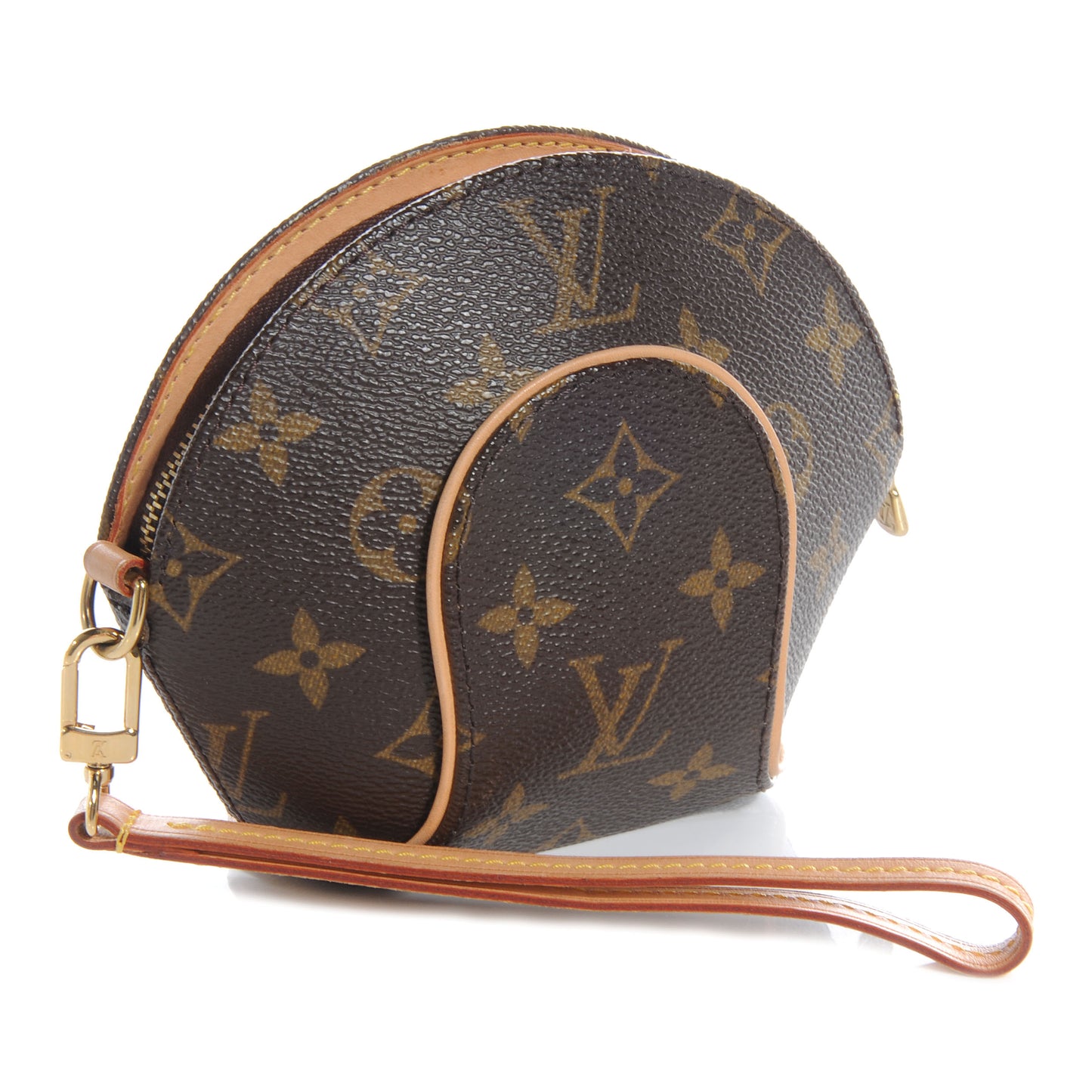 Monogram Mini Ellipse Wristlet Clutch