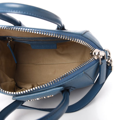 Givenchy Sugar Goatskin Mini Antigona Medium Blue 5 of 10