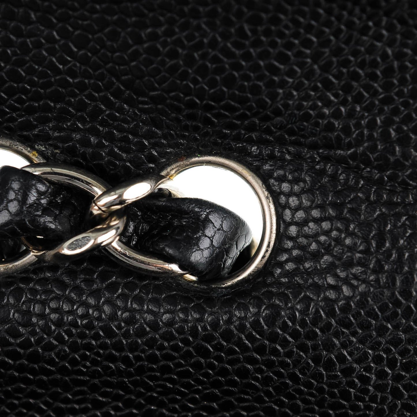 Caviar Quilted Jumbo Single Flap Black