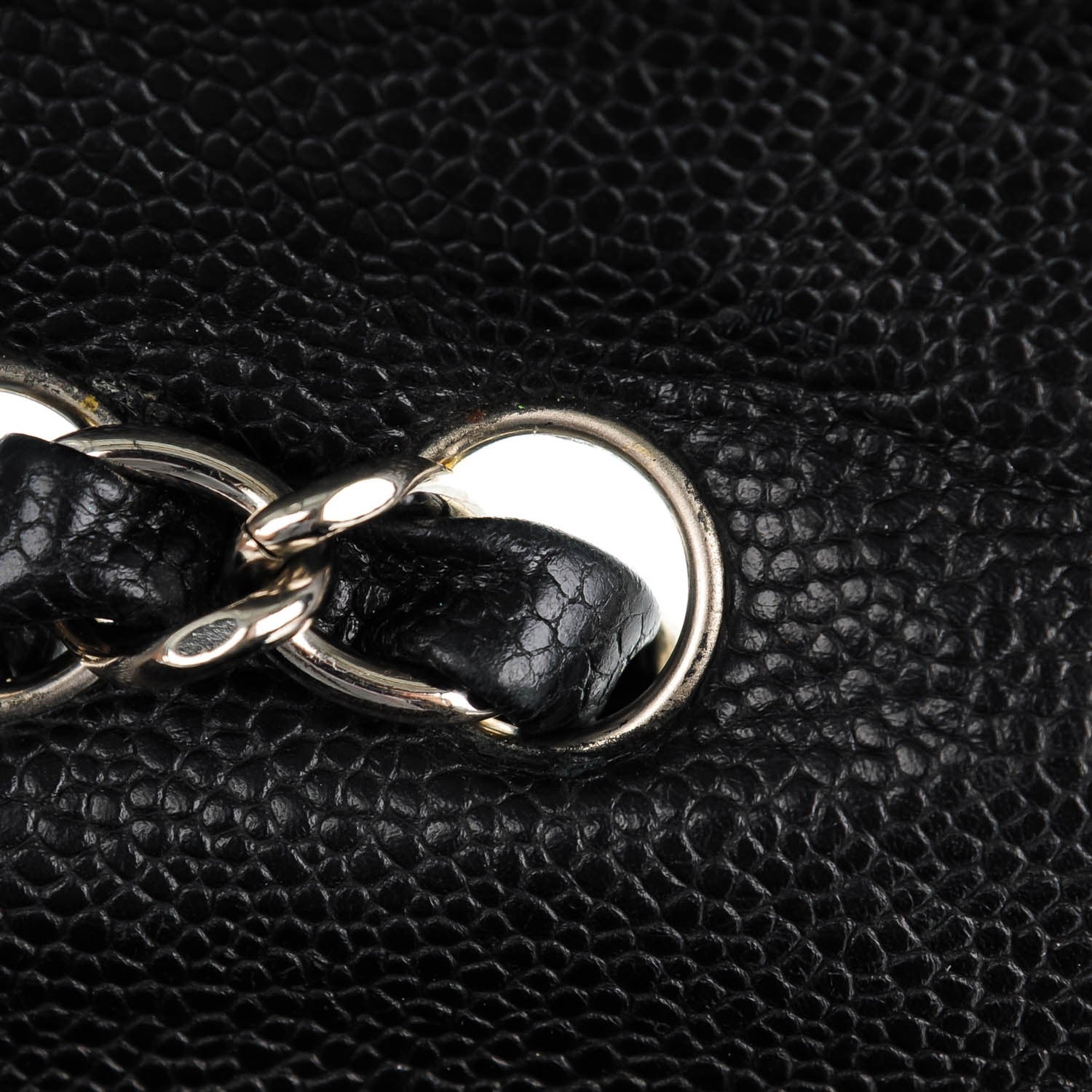 Chanel Caviar Quilted Jumbo Single Flap Black 9 of 9