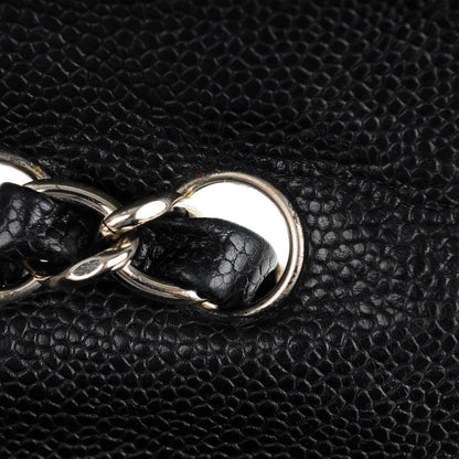 Chanel Caviar Quilted Jumbo Single Flap Black 9 of 9