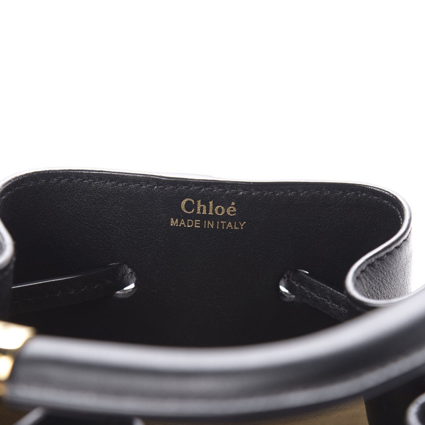 Calfskin Gala Small Bucket Bag Black