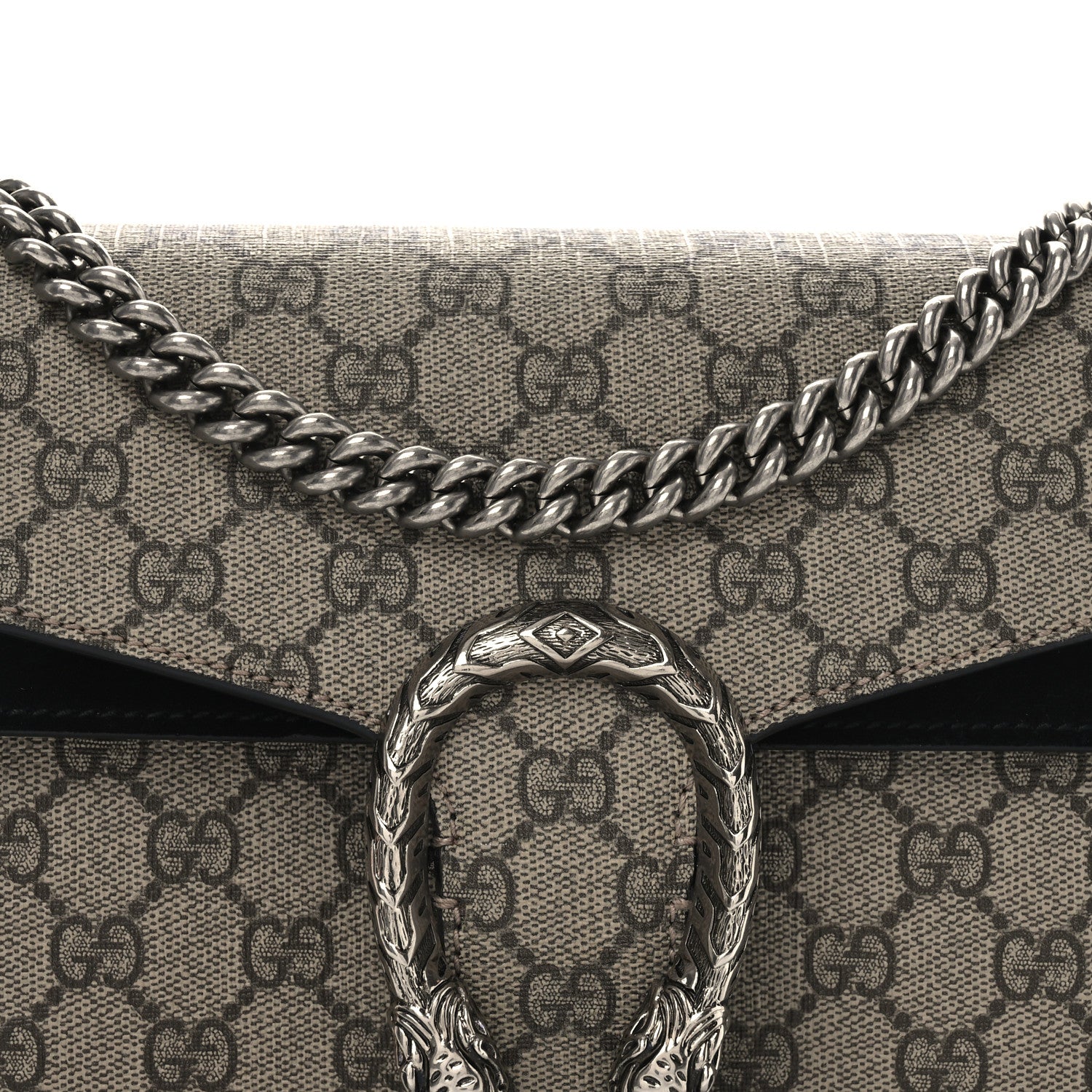 Gucci GG Supreme Monogram Small Dionysus Shoulder Bag Black 23 of 28