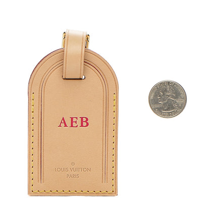 Louis Vuitton Vachetta Luggage Tag 2 of 4