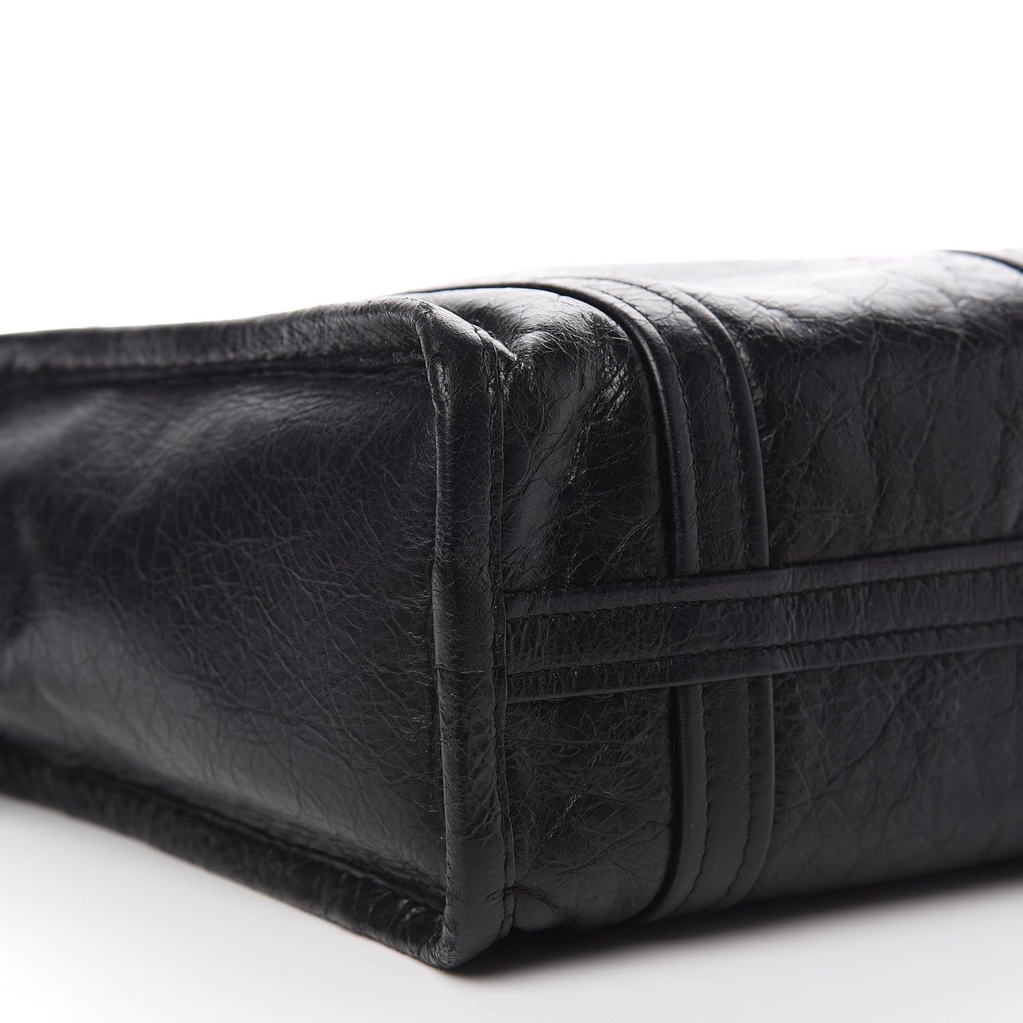 Agneau XS Bazar Shopper Tote Black