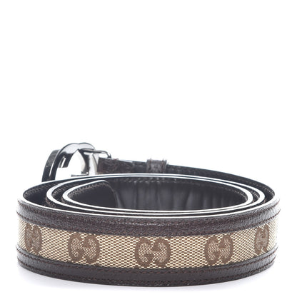 Gucci Monogram Interlocking G Belt 85 34 Dark Brown 3 of 8