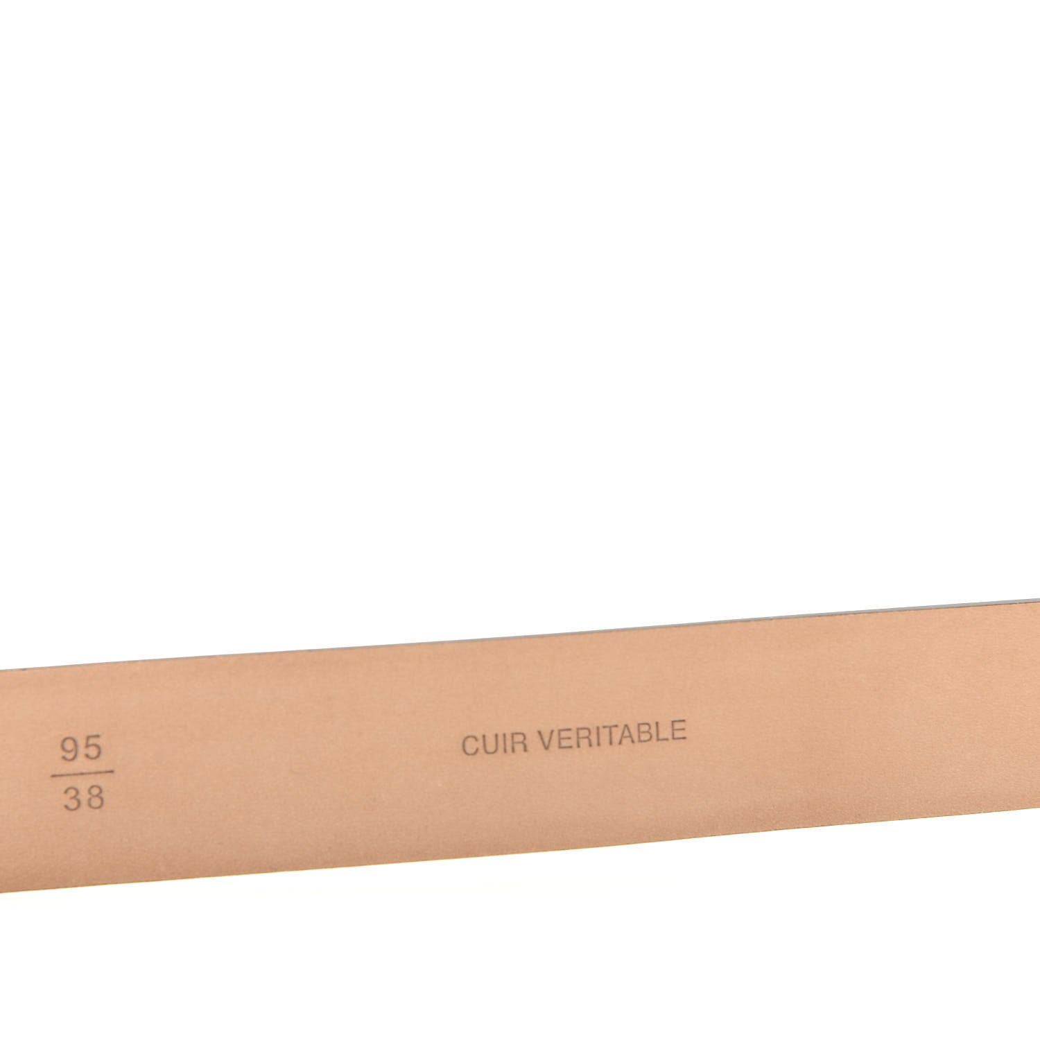Chanel Calfskin Belt 95 38 Black 4 of 6