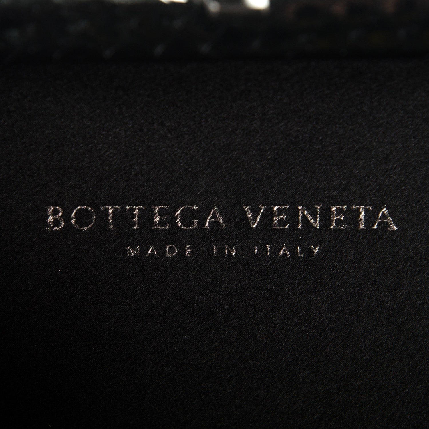 Bottega Veneta Satin Intreccio Impero Ayers Knot Clutch Black 6 of 6