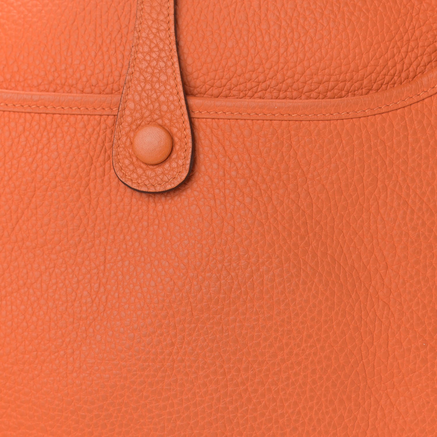 Hermes Taurillon Clemence Evelyne III PM Orange 11 of 12