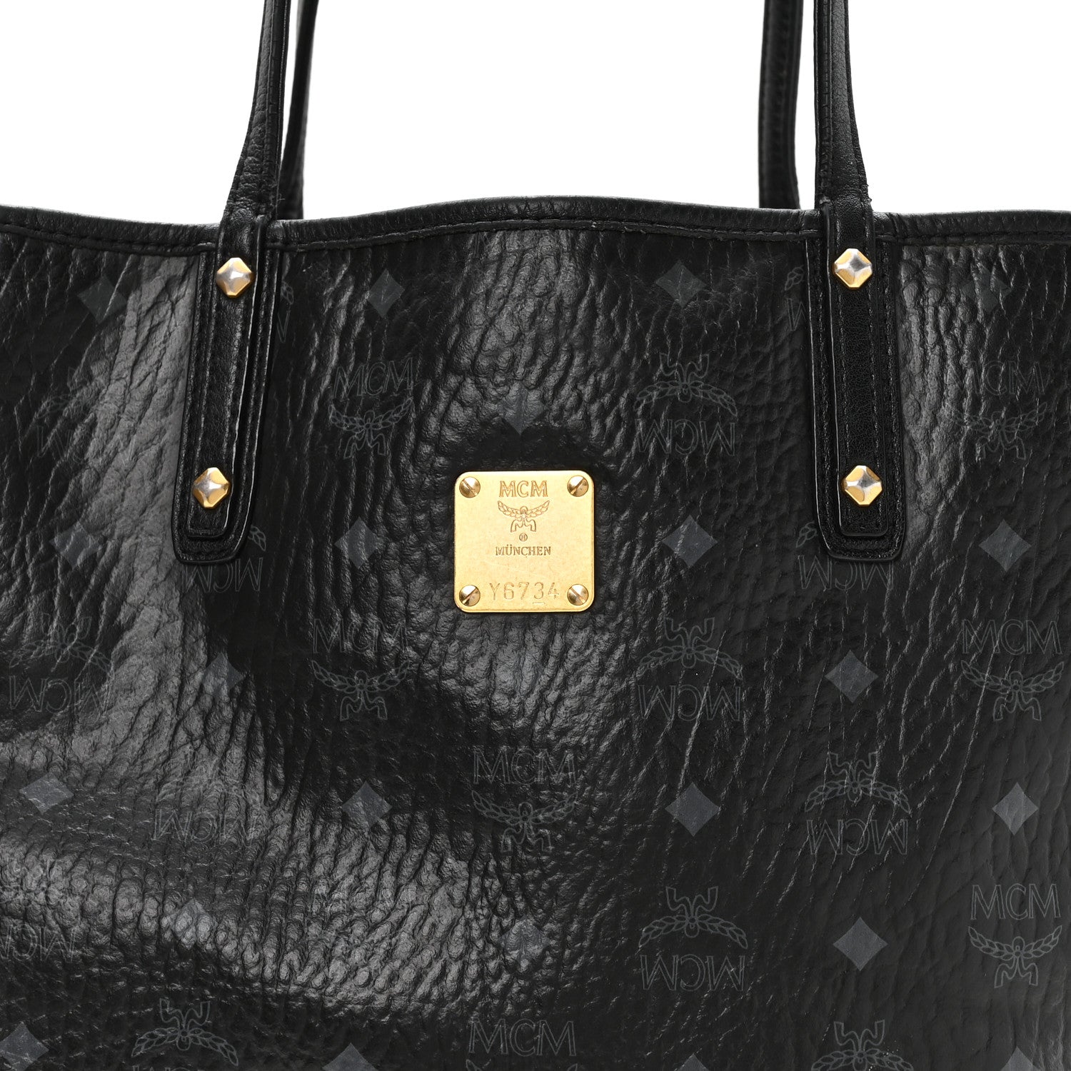 MCM Medium Project Reversible Shopper Tote Black 13 of 18