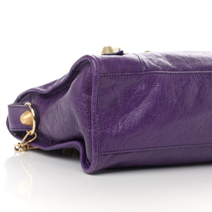 Balenciaga Agneau Giant 21 Gold Hardware City Dark Violet 9 of 14