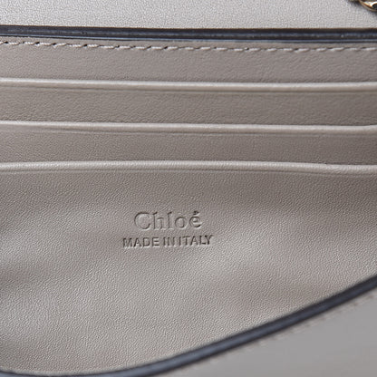 Chloe Suede Calfskin Mini Faye Shoulder Bag Motty Grey 6 of 11