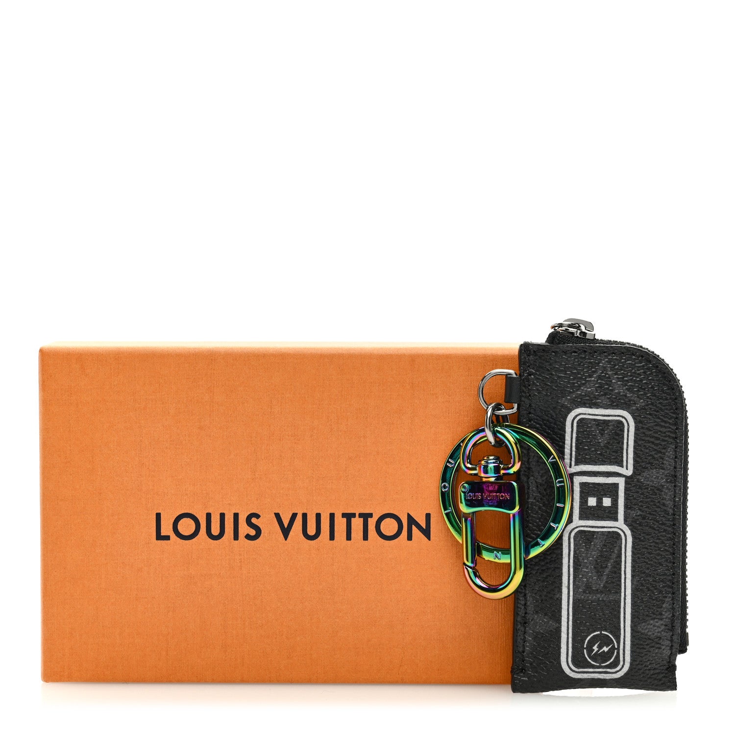Louis Vuitton Monogram Eclipse Flash Fragment Key Pouch 5 of 5