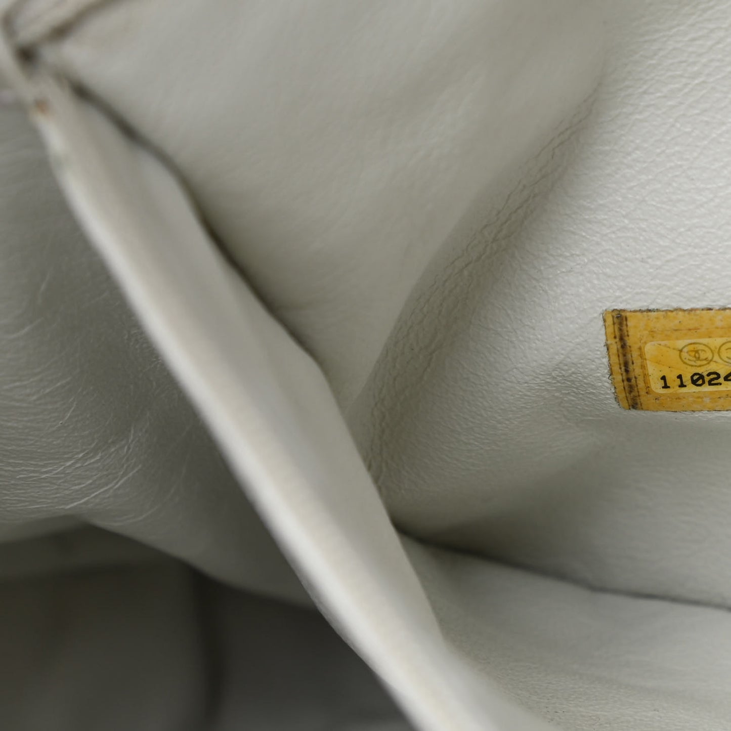 Calfskin Modern Chain Hobo White