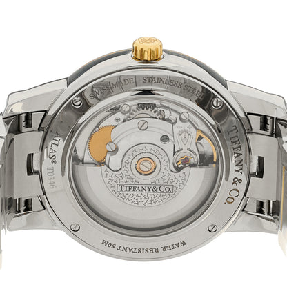 Tiffany Stainless Steel 18K Yellow Gold 37mm Atlas 3-Hand Automatic Watch 4 of 4