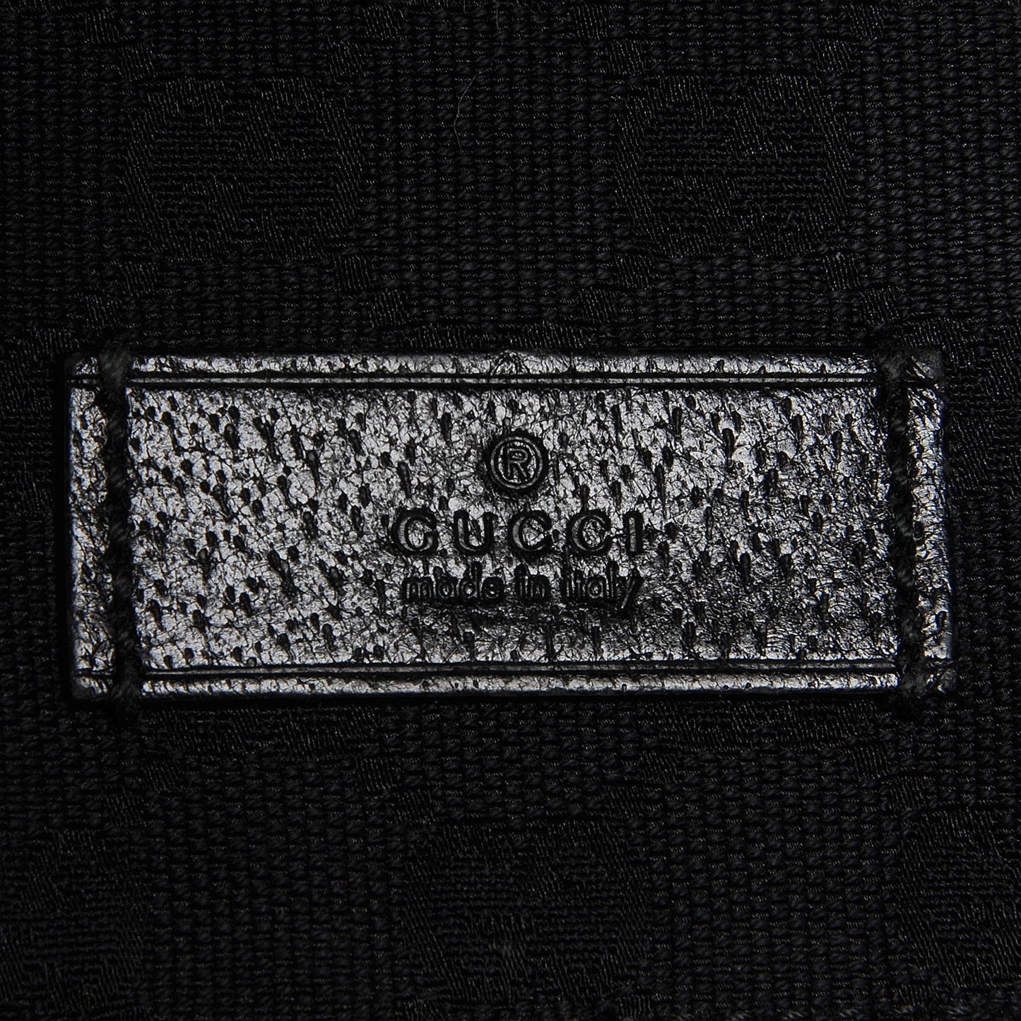 Monogram Diaper Messenger Bag Black