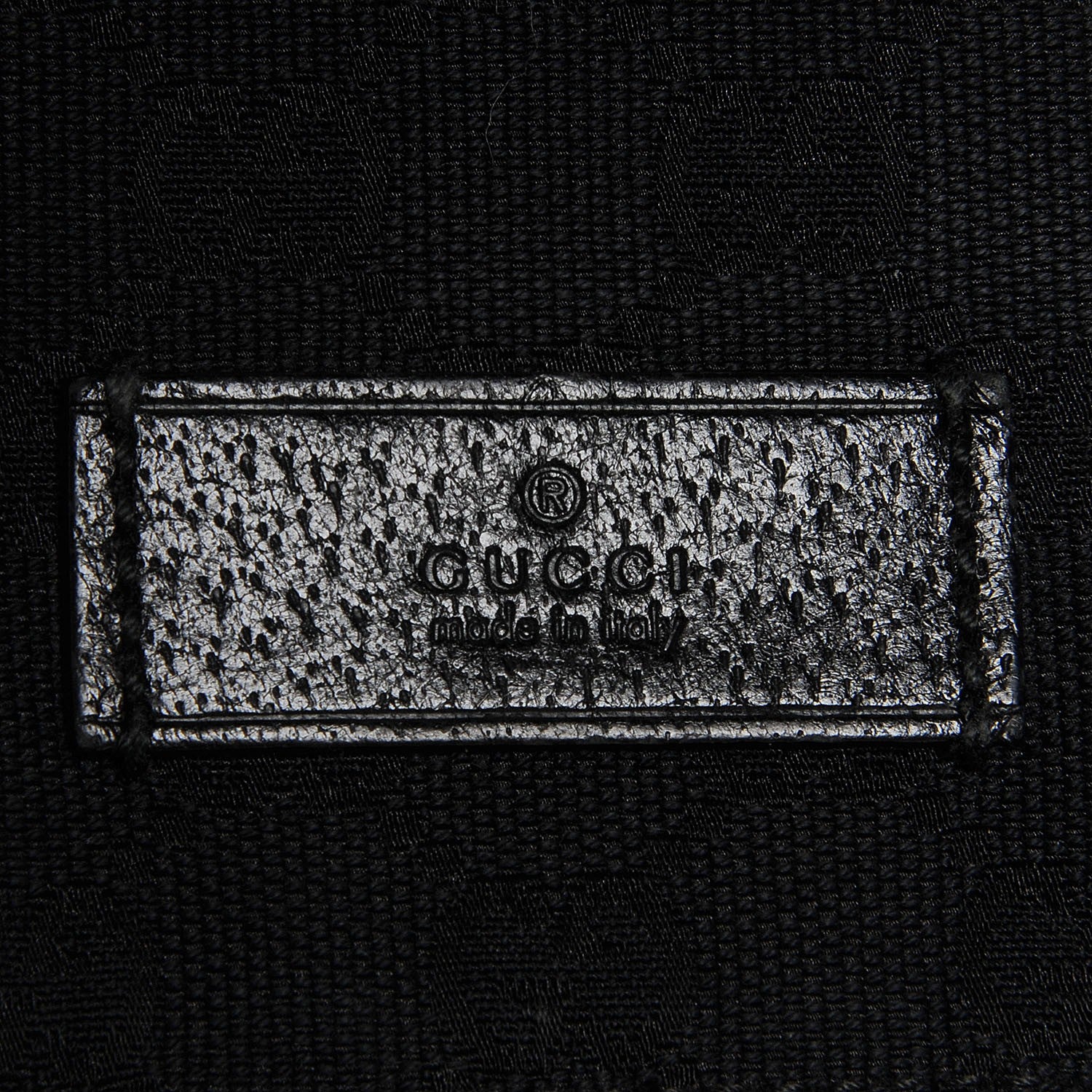 Gucci Monogram Diaper Messenger Bag Black 6 of 8