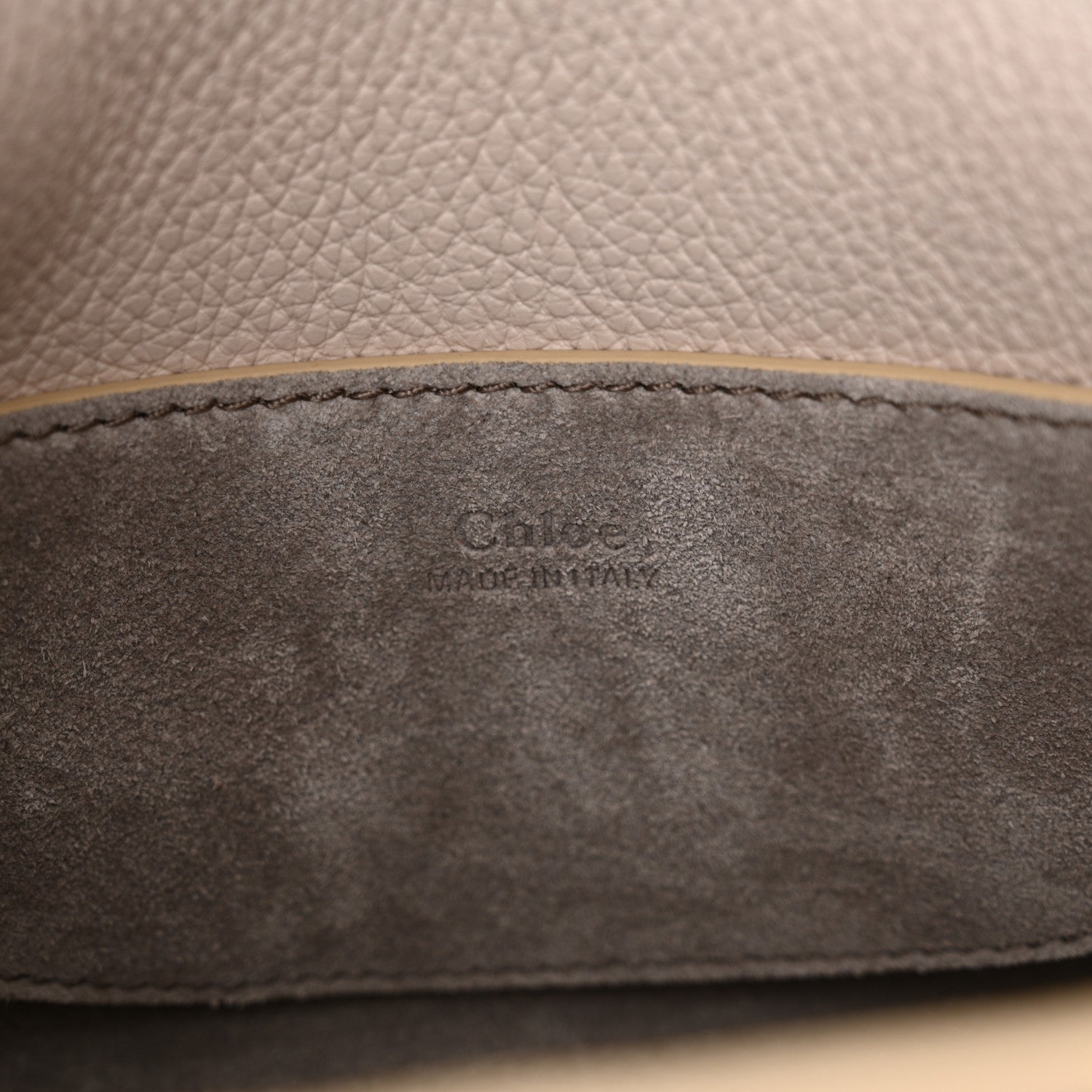 Chloe Shiny Grained Calfskin Small Marcie Clutch Wild Grey 6 of 9