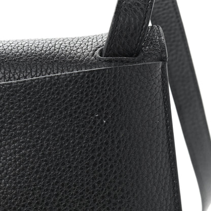 Hermes Taurillon Clemence Halzan 31 GM Black 16 of 17