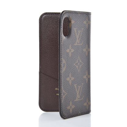 Louis Vuitton Monogram iPhone X Folio Case 3 of 8