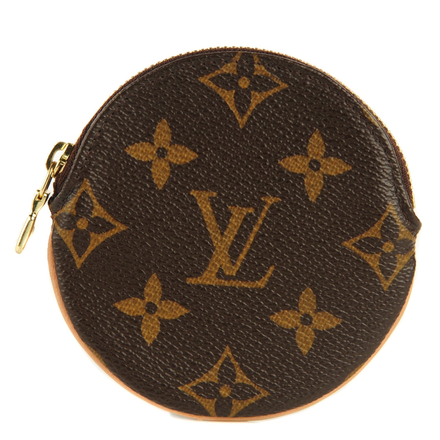 Monogram Round Coin Purse