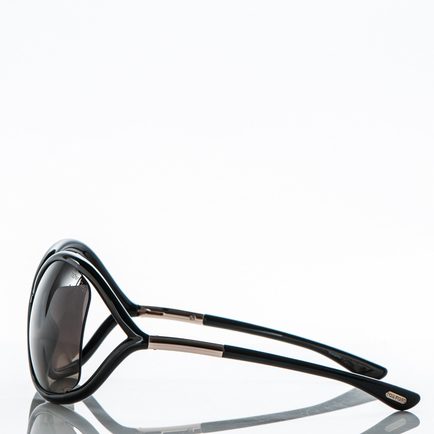 Tom Ford Acetate Whitney Crossover Sunglasses TF9 Black 3 of 6