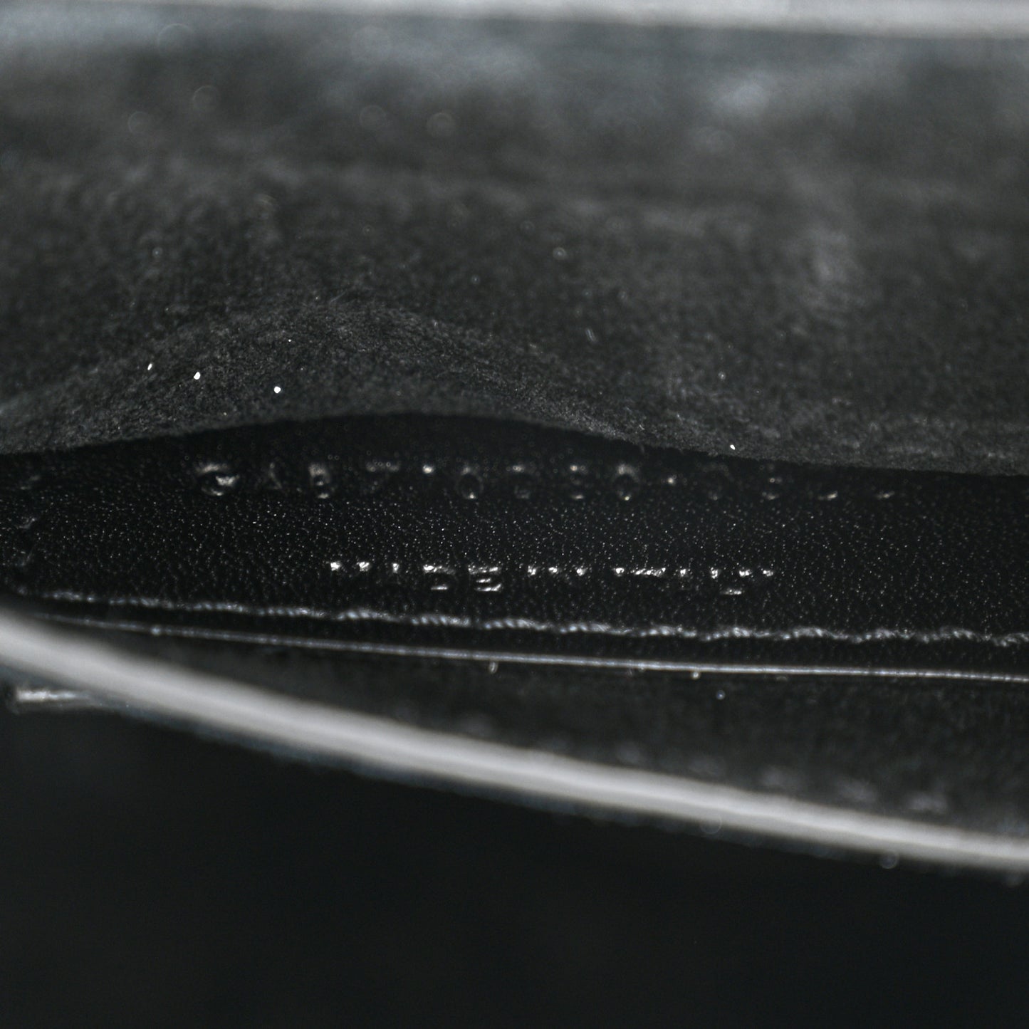 Patent Matelasse Monogram June Box Bag Black
