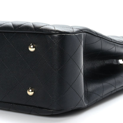 Chanel Caviar Quilted Large CC Shopping Tote Black 9 of 9
