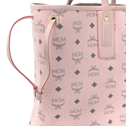 MCM Visetos Large Liz Reversible Shopper Tote Pink 16 of 21