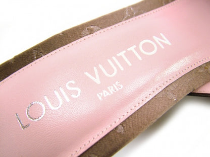 Louis Vuitton Mini Monogram Heels 39 7 of 9