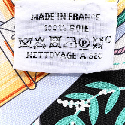 Hermes Silk Cliquetis Twilly Black Rose Menthol 2 of 4
