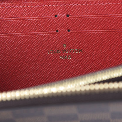 Louis Vuitton Damier Ebene Clemence Wallet Cherry 6 of 7