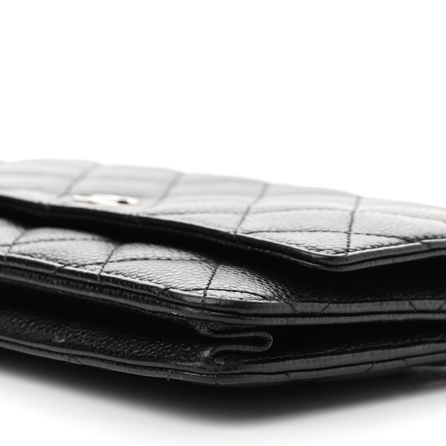 Chanel Caviar Quilted Wallet On Chain WOC Black 10 of 13
