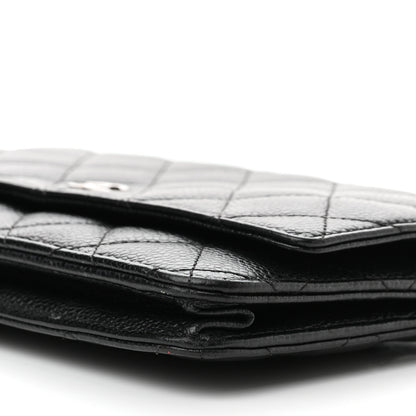 Chanel Caviar Quilted Wallet On Chain WOC Black 10 of 13