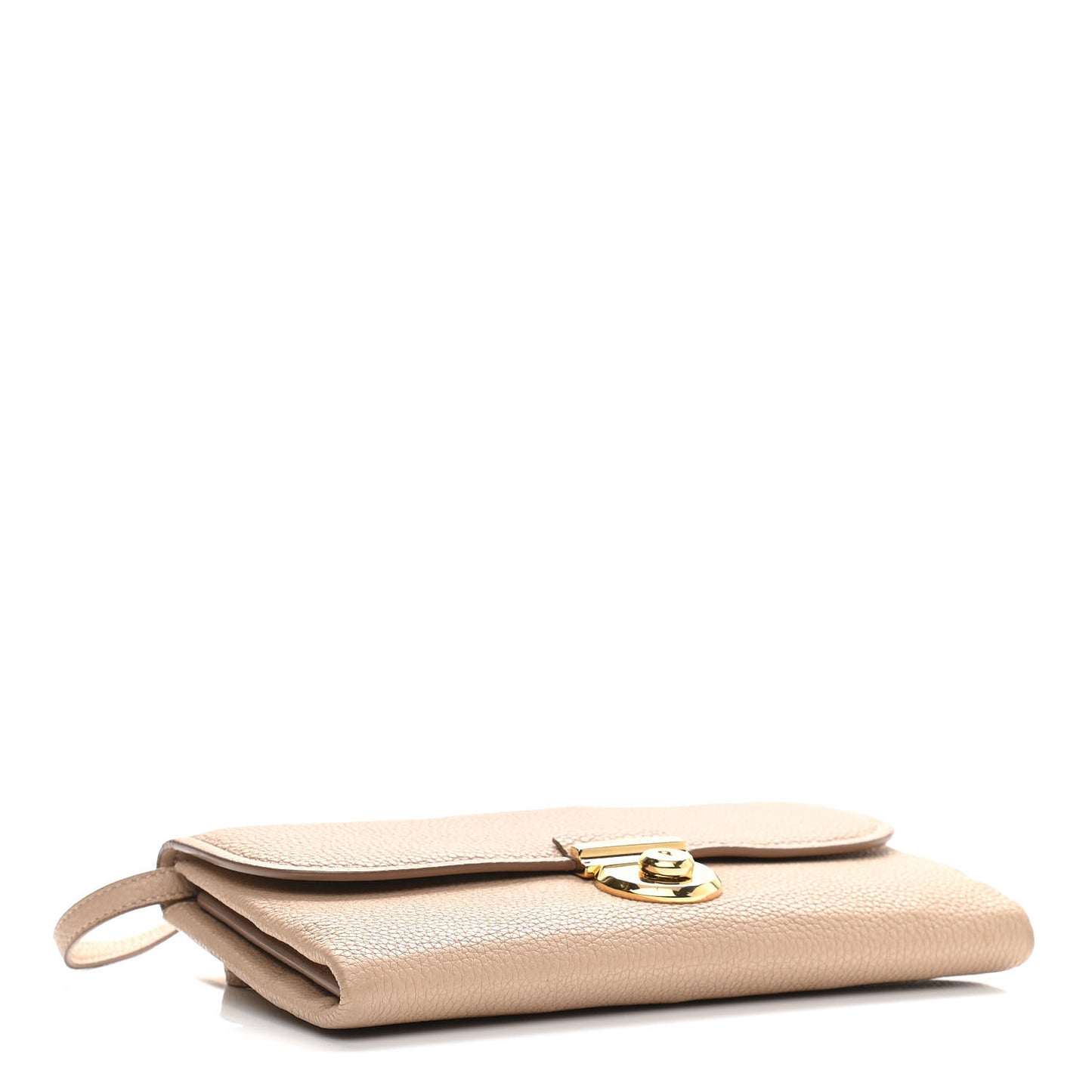 Calfskin Clutch Beige